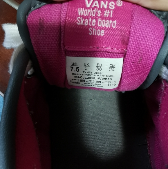 Vans "off the wall" skateboard shoes - Picture 5 of 6